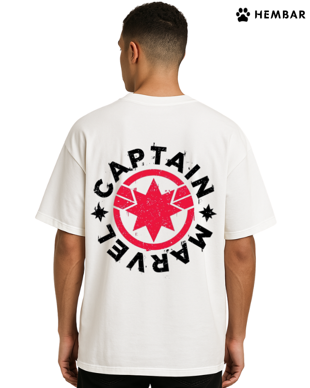CAPTAIN MARVEL | Premium Oversized Tshirt