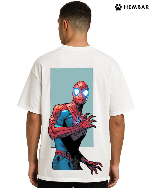 Spider Man Printed Premium Oversized Tees