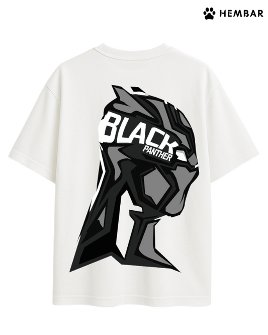 Black Panther Exclusive Back Printed Oversized Tees